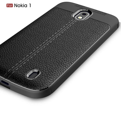Nokia 1 Leather Texture Case Grey