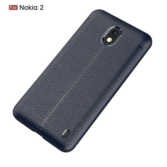 Nokia 2 Leather Texture Case Navy