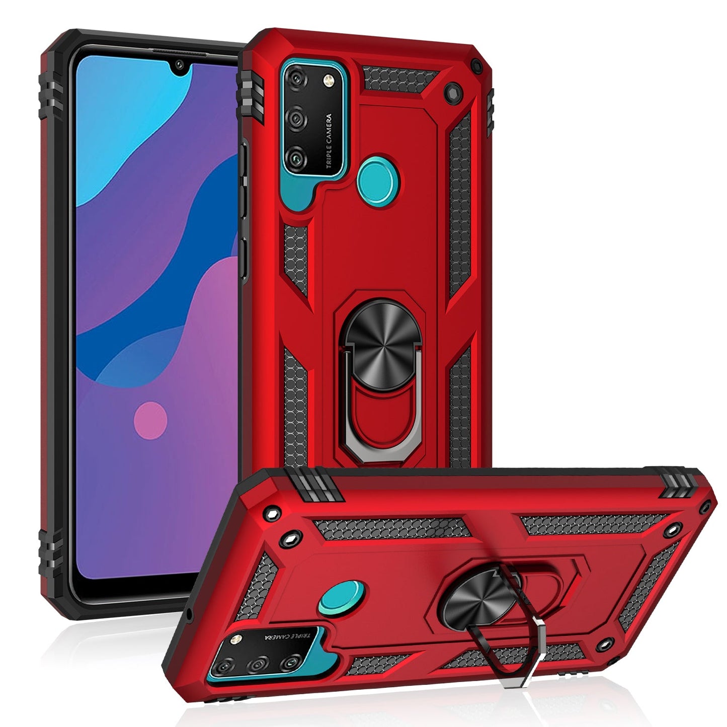 Huawei Y6P Military Armour Case [Navy]