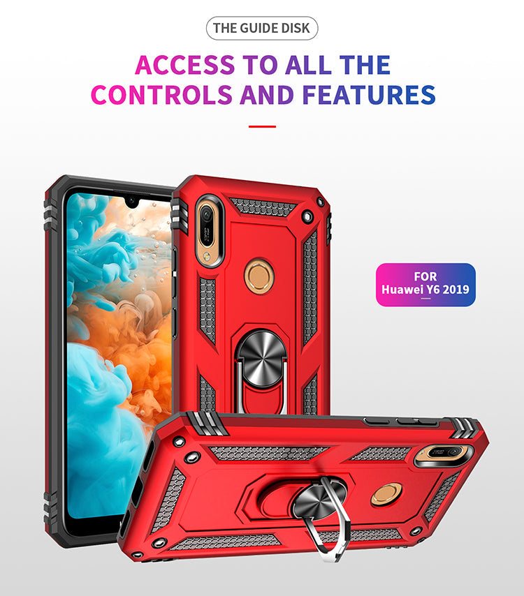 Huawei Y6S Military Armour Case [Rosegold]