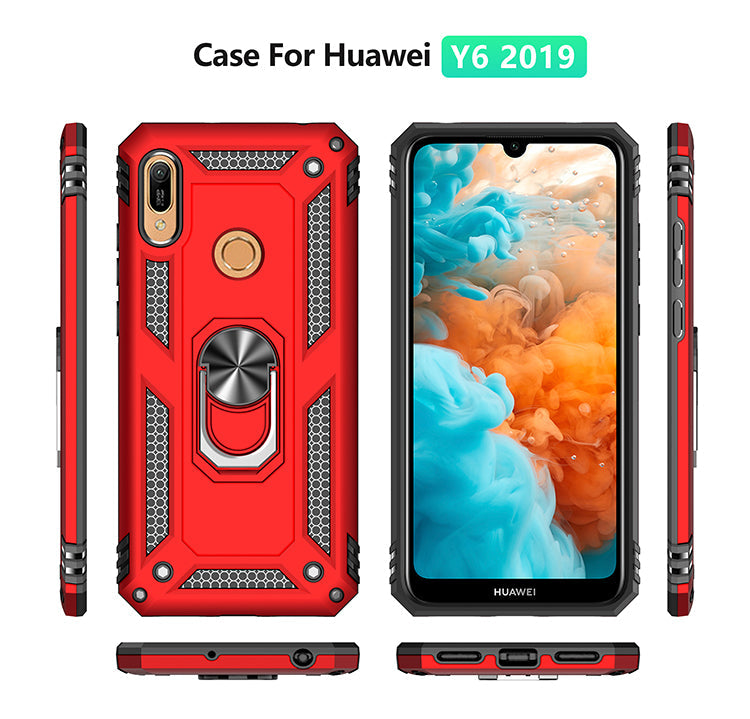 Huawei Y6S Military Armour Case [Rosegold]