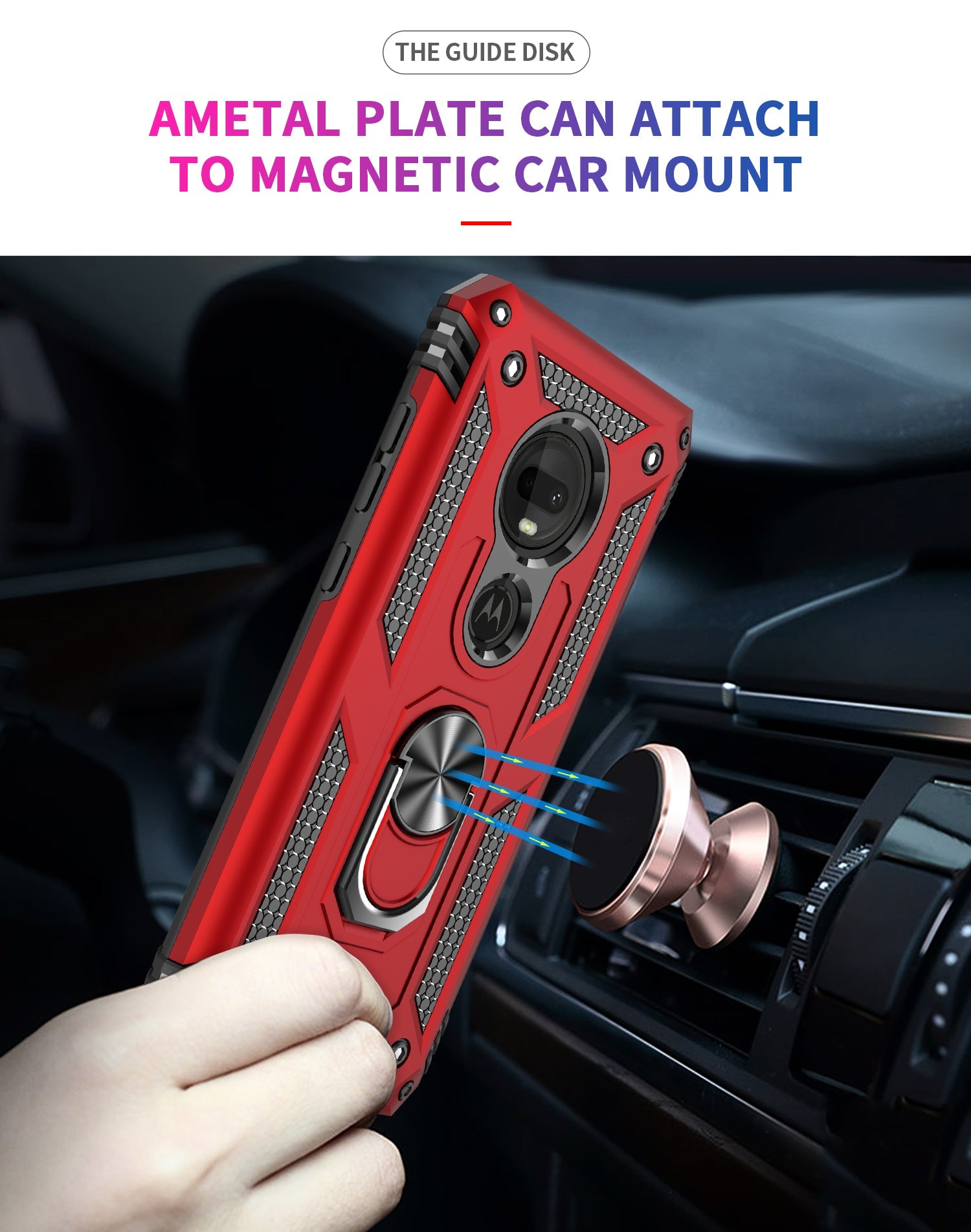 Moto G7/G7Plus Military Armour Case [Rosegold]
