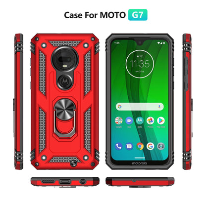 Moto G7/G7Plus Military Armour Case [Red]