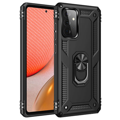 Galaxy A72 Military Armour Case [Black]