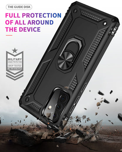 Galaxy A72 Military Armour Case [Black]