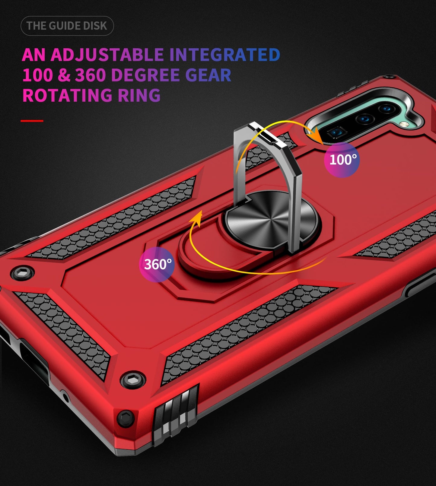 Galaxy Note 10 Military Armour Case [Rosegold]
