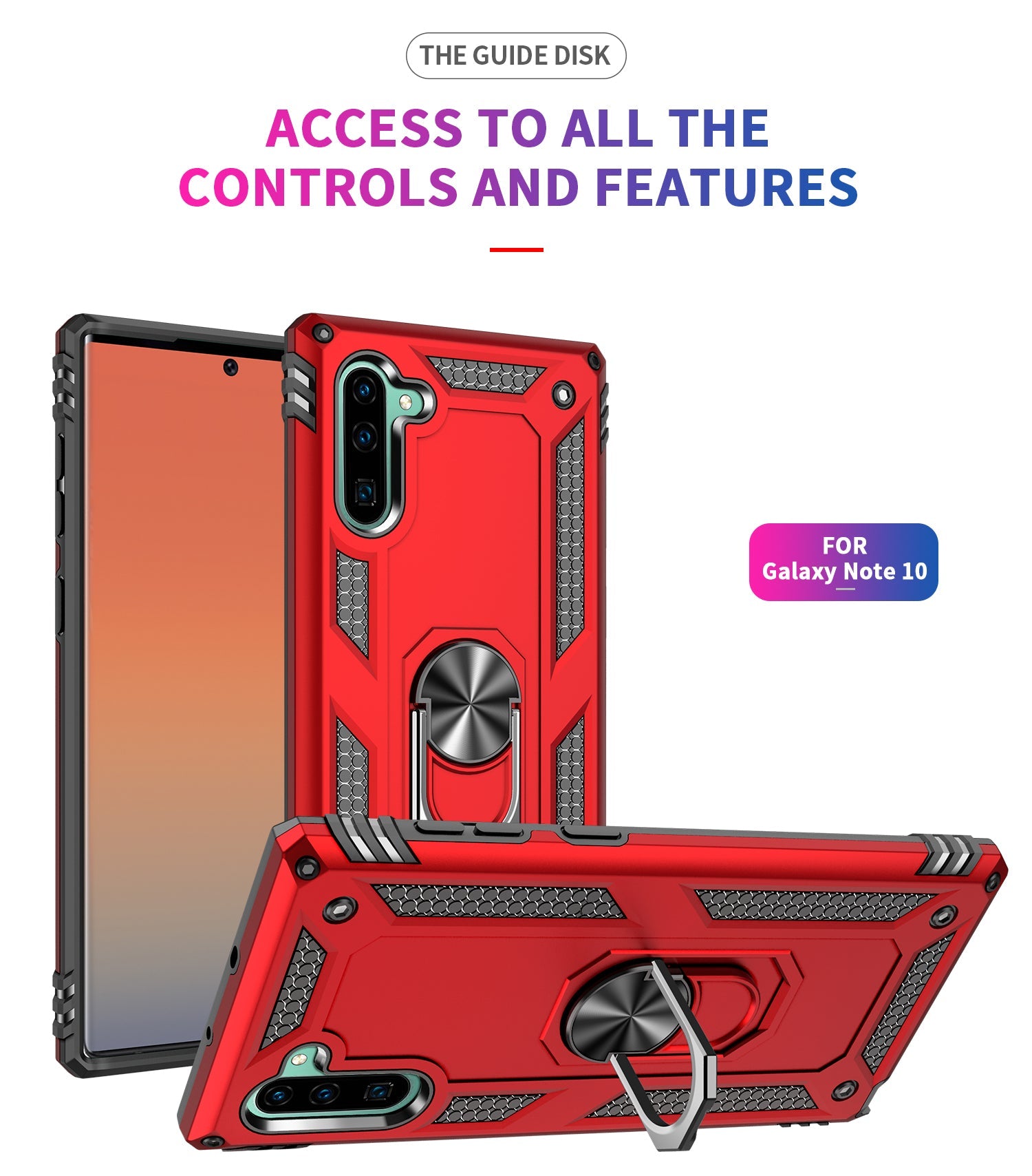 Galaxy Note 10 Military Armour Case [Rosegold]