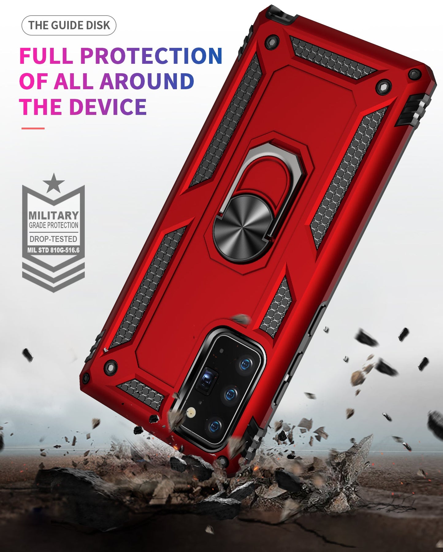 Galaxy Note 20 Military Armour Case [Rosegold]