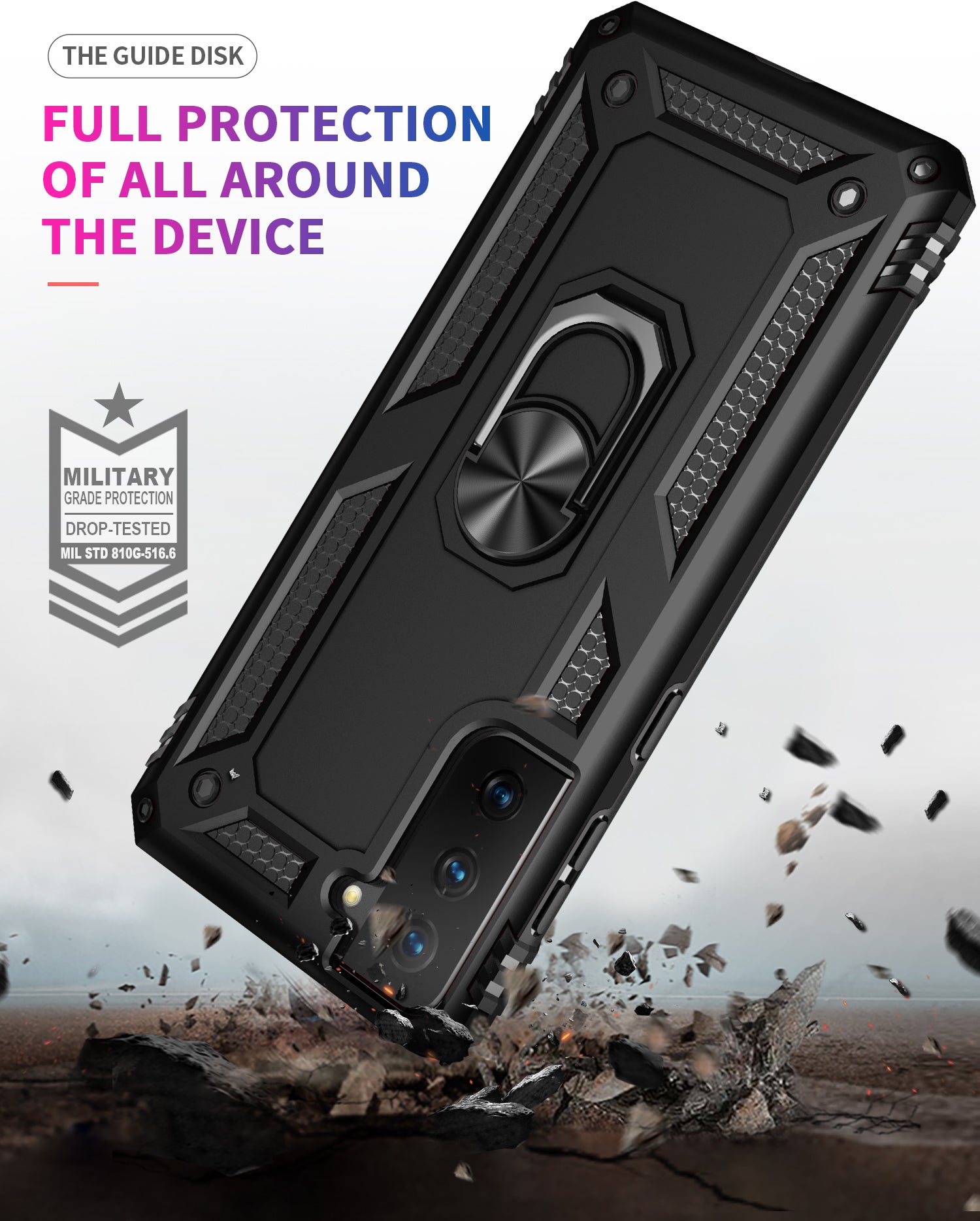 Galaxy S21 Military Armour Case [Black]
