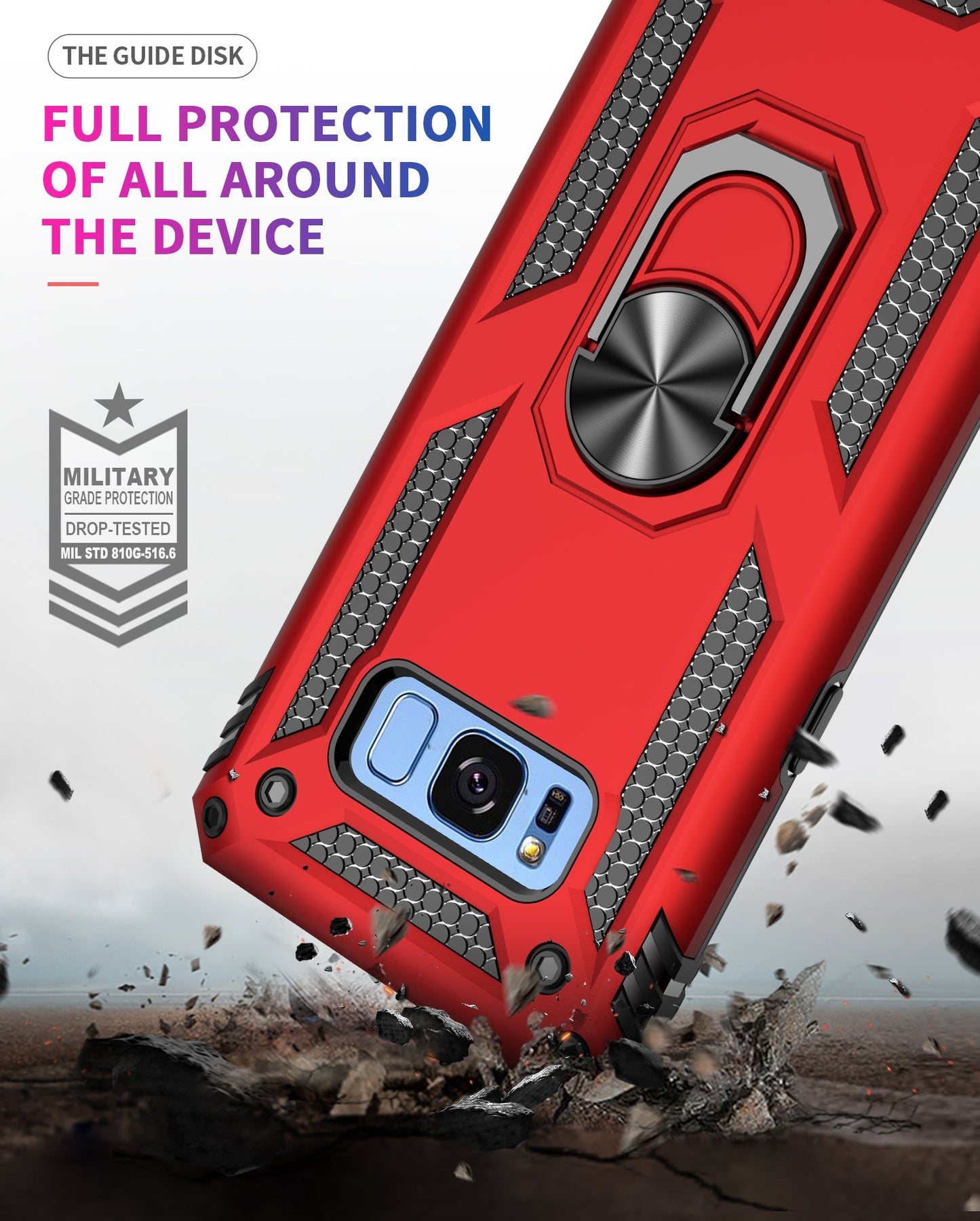 Galaxy S8 Military Armour Case [Gold]