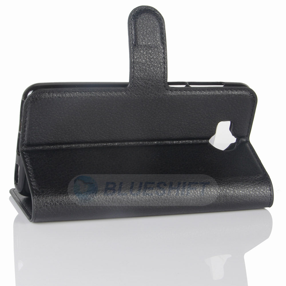 Huawei Y5 2017 Pu Wallet Case [Black]