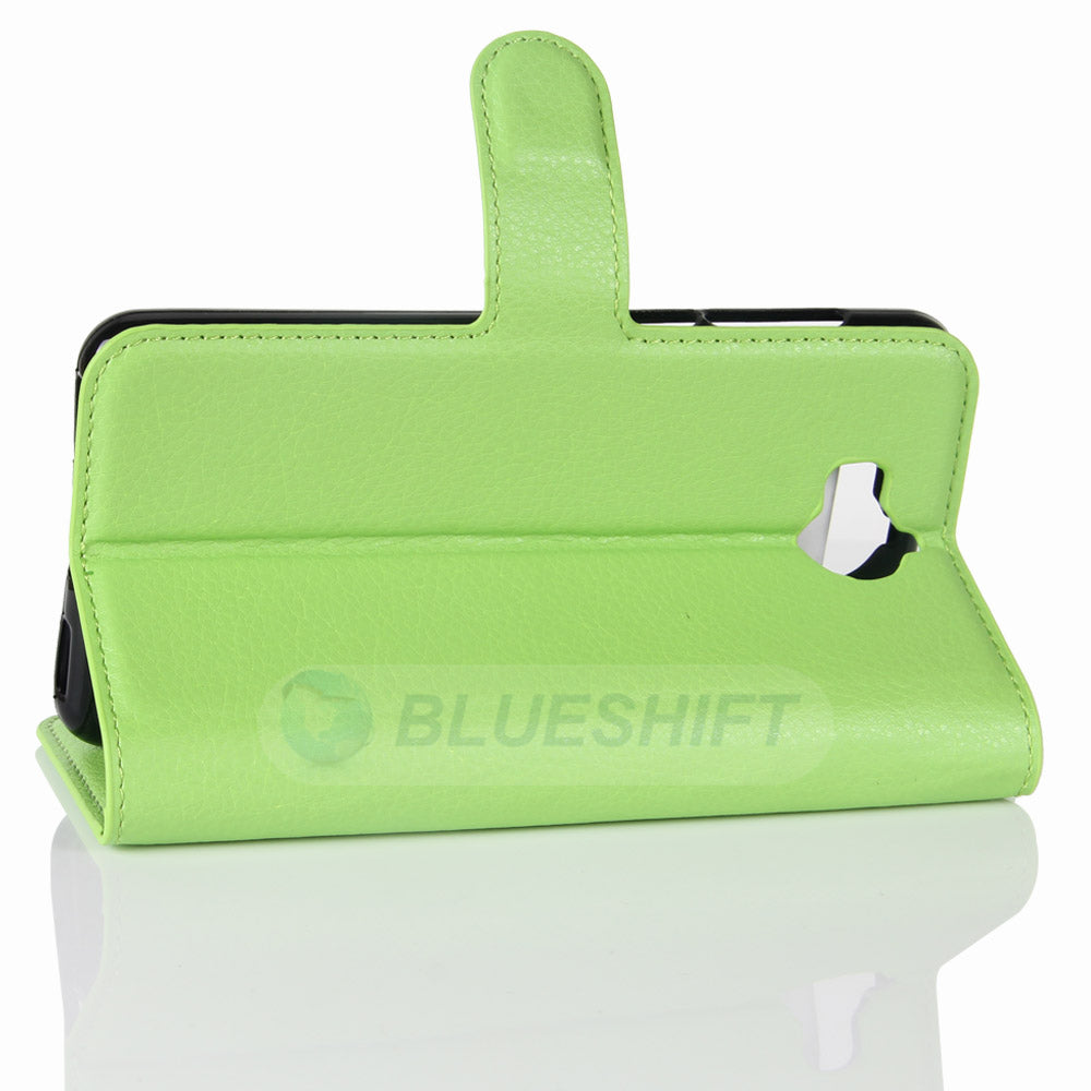 Huawei Y5 2017 Pu Wallet Case [Green]