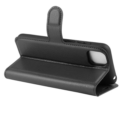 Huawei Y5P Pu Wallet Case [Black]