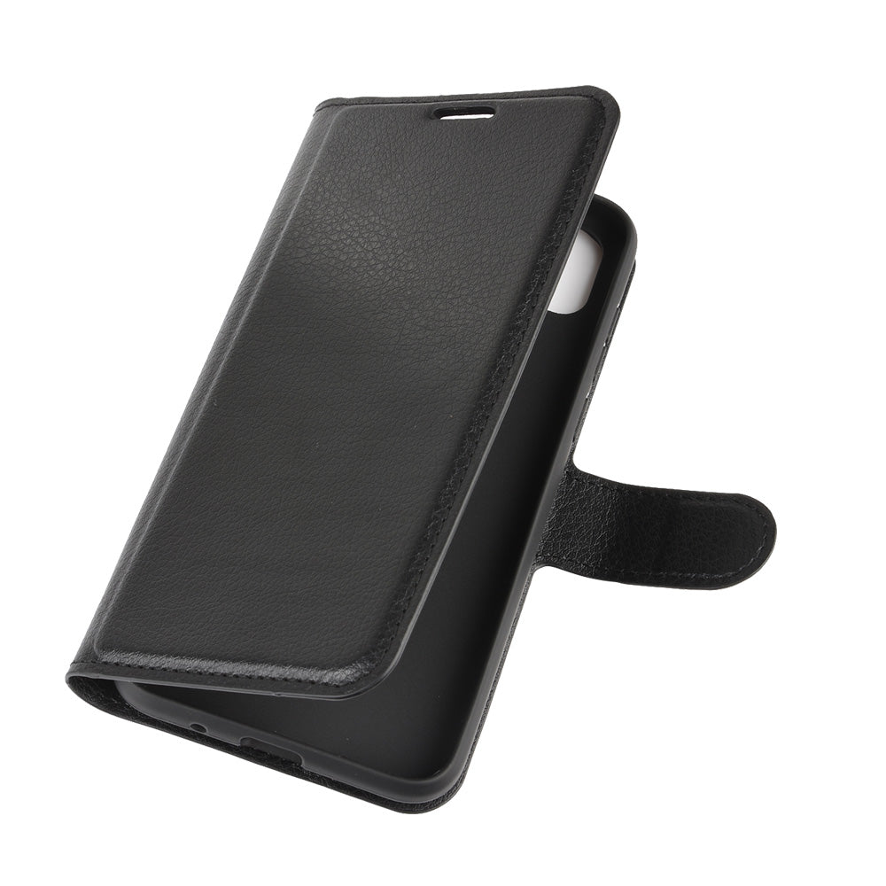 Huawei Y5P Pu Wallet Case [Black]