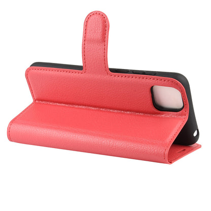 Huawei Y5P Pu Wallet Case [Red]