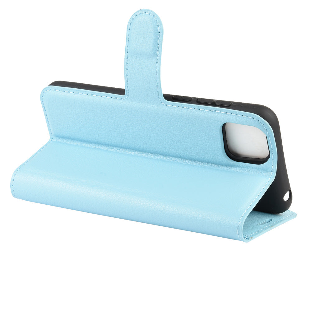 Huawei Y5P Pu Wallet Case [Lightblue]