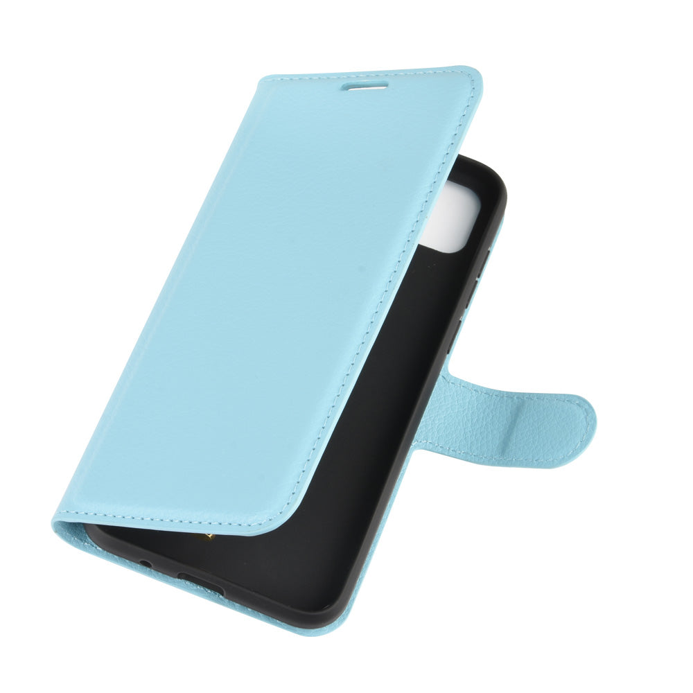 Huawei Y5P Pu Wallet Case [Lightblue]