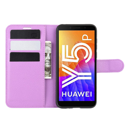 Huawei Y5P Pu Wallet Case [Purple]
