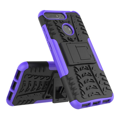 Huawei Y6 2018 Heavy Duty Case Purple