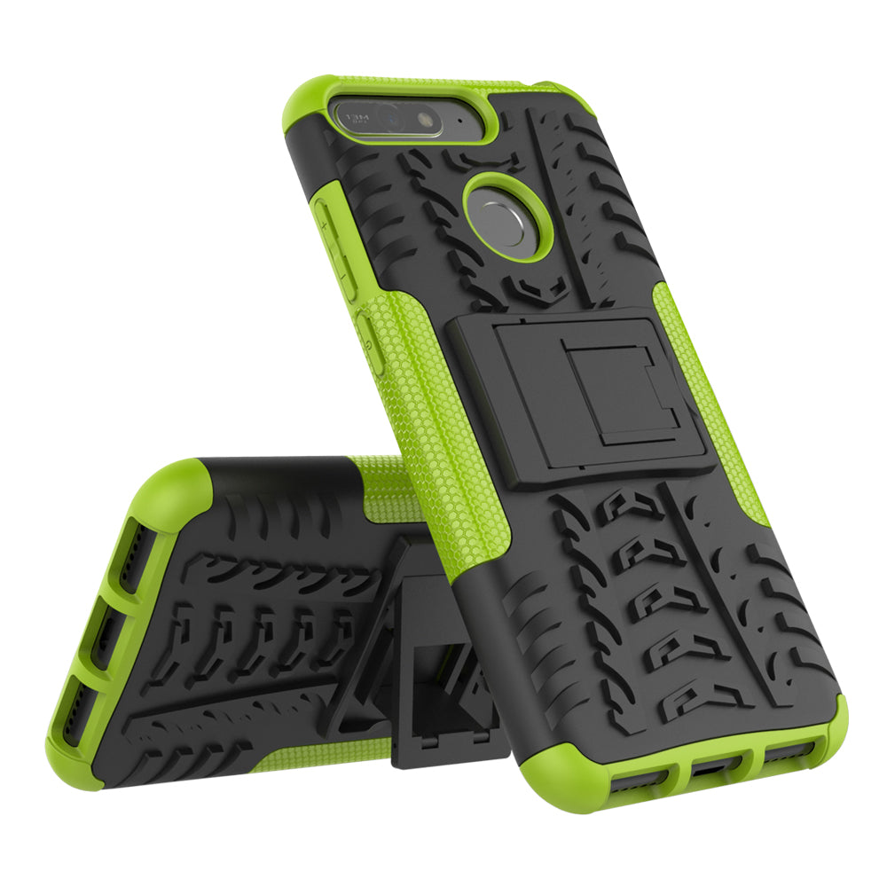 Huawei Y6 2018 Heavy Duty Case Green