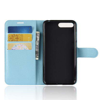 Huawei Y6 2018 Pu Wallet Case [Lightblue]
