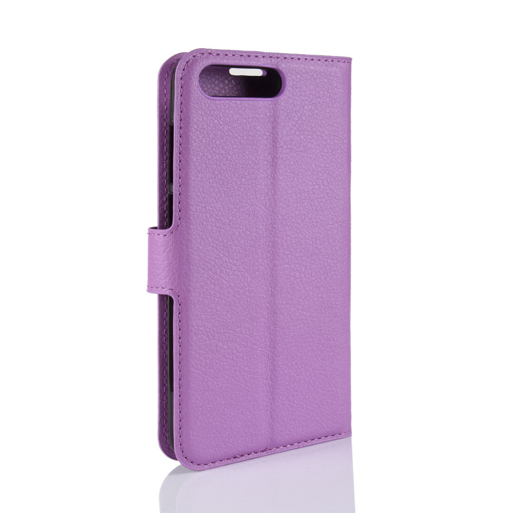 Huawei Y6 2018 Pu Wallet Case [Purple]
