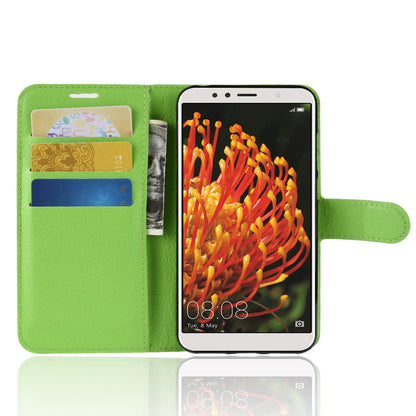 Huawei Y6 2018 Pu Wallet Case [Green]
