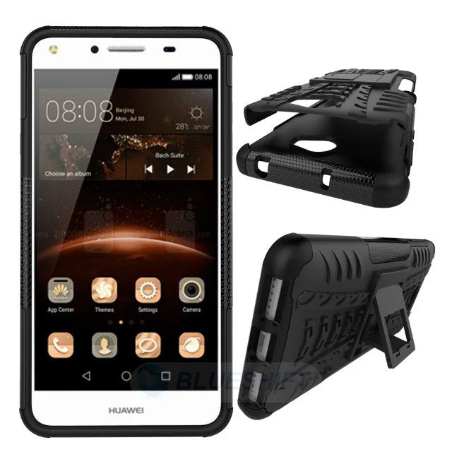 Huawei Y6 Elite Heavy Duty Case Black