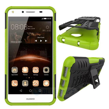 Huawei Y6 Elite Heavy Duty Case Green