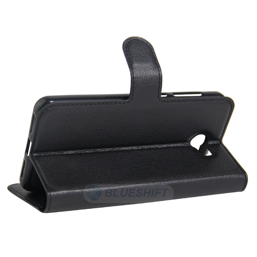 Huawei Y6 Elite Pu Wallet Case [Black]