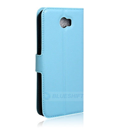 Huawei Y6 Elite Pu Wallet Case [Lightblue]