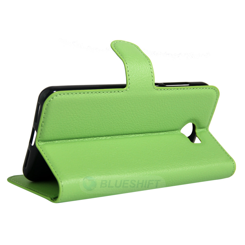 Huawei Y6 Elite Pu Wallet Case [Green]