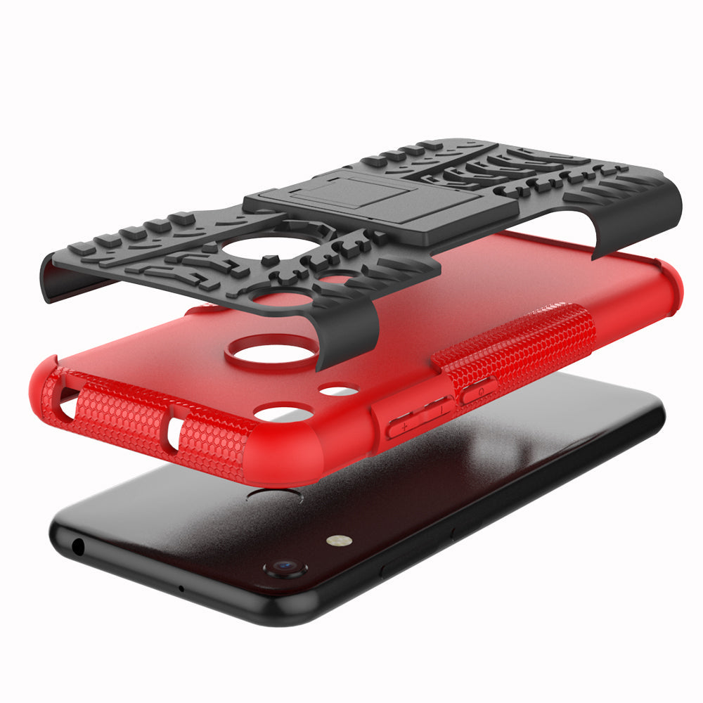 Huawei Y6 Pro 2019 Heavy Duty Case Red