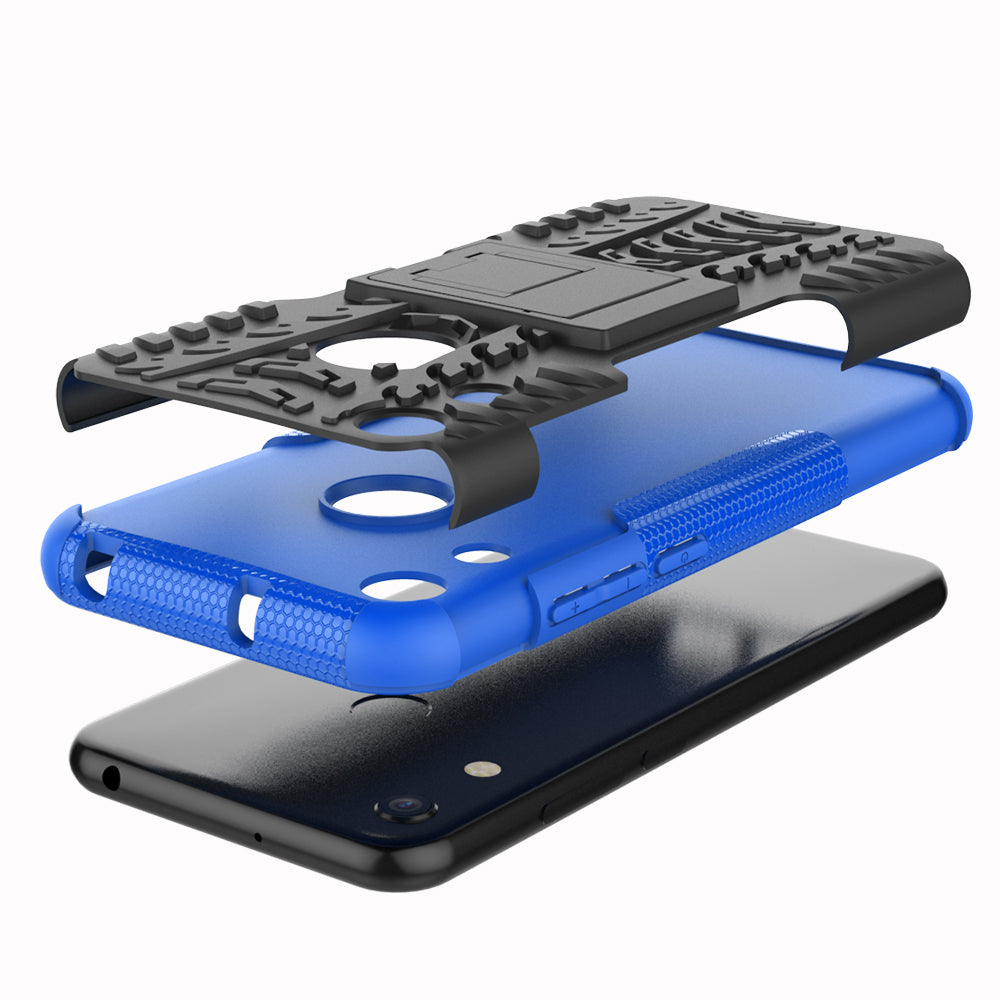 Huawei Y6 Pro 2019 Heavy Duty Case Blue