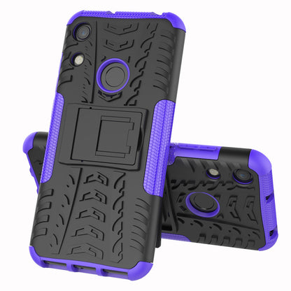 Huawei Y6 Pro 2019 Heavy Duty Case Purple