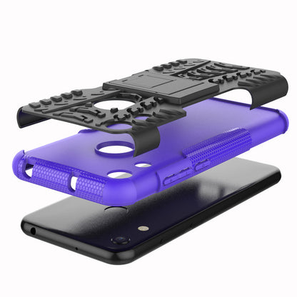 Huawei Y6 Pro 2019 Heavy Duty Case Purple