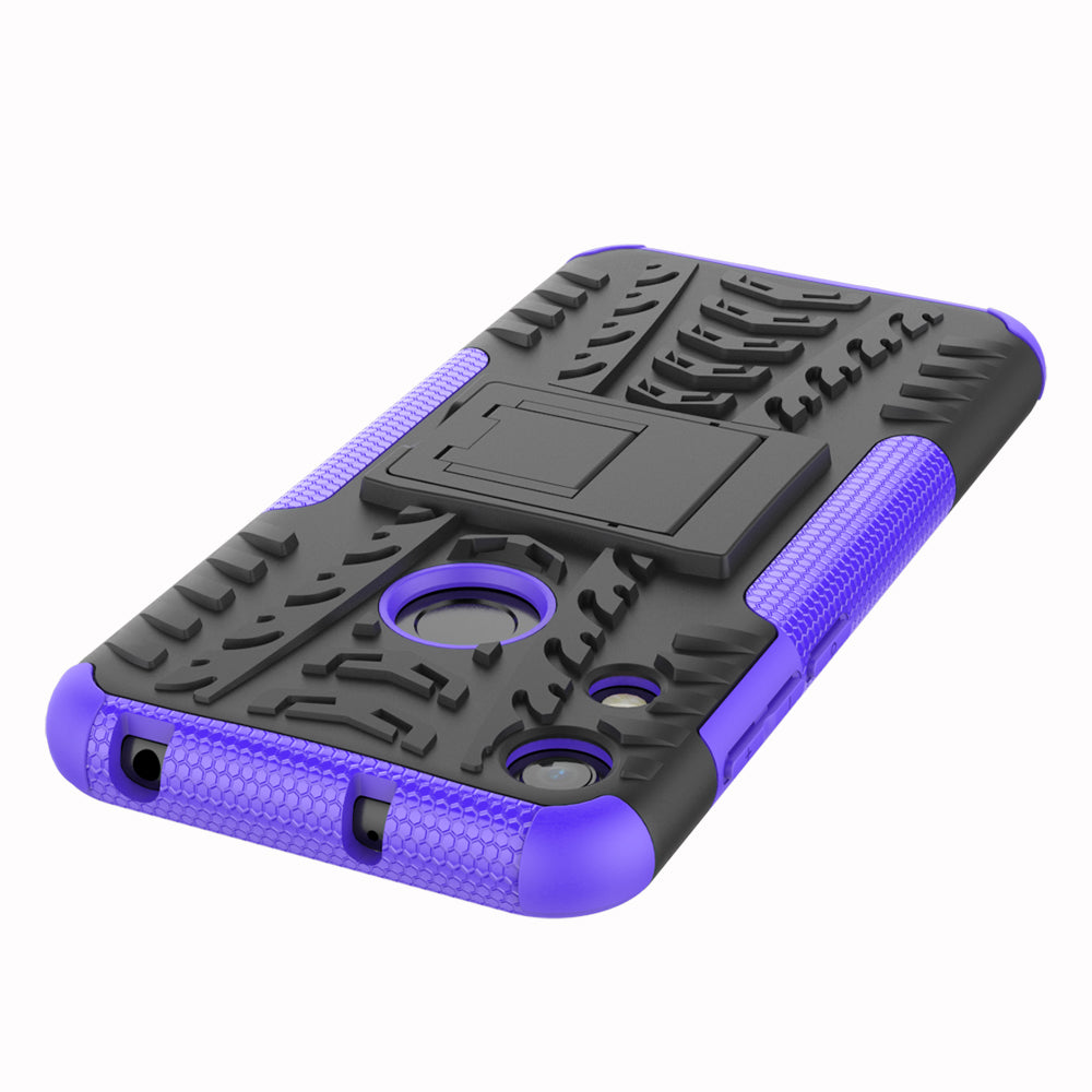 Huawei Y6 Pro 2019 Heavy Duty Case Purple