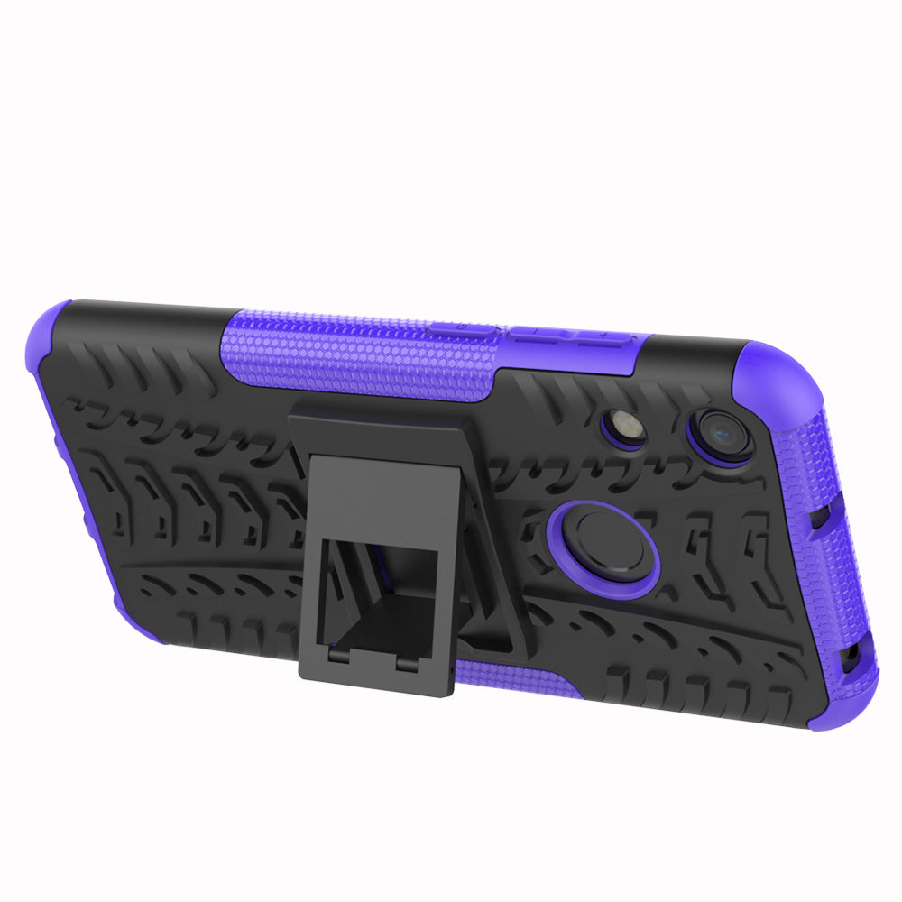 Huawei Y6 Pro 2019 Heavy Duty Case Purple