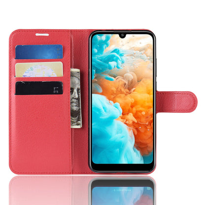 Huawei Y6 Pro 2019 Pu Wallet Case [Red]