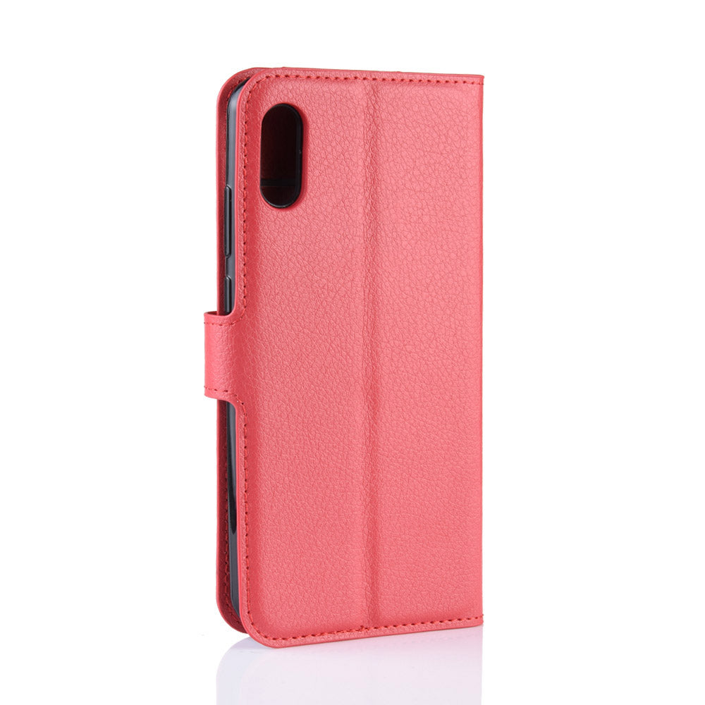 Huawei Y6 Pro 2019 Pu Wallet Case [Red]