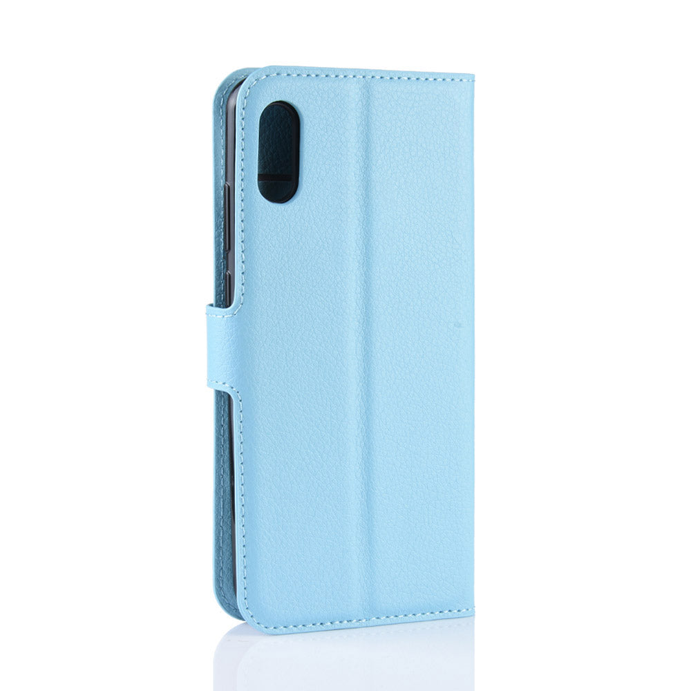 Huawei Y6 Pro 2019 Pu Wallet Case [Lightblue]