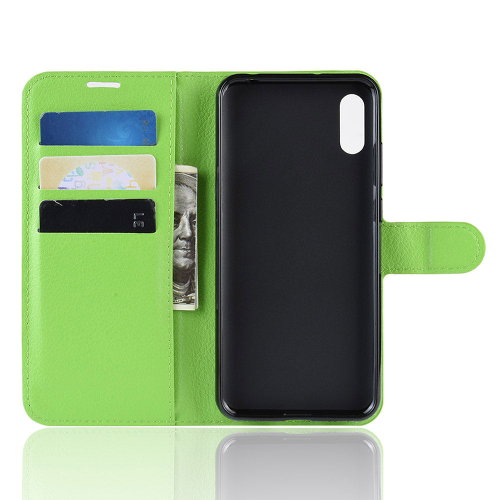 Huawei Y6 Pro 2019 Pu Wallet Case [Green]