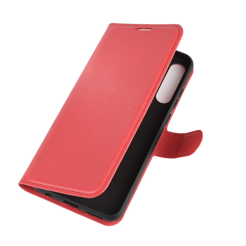 Huawei Y6P Pu Wallet Case [Red]