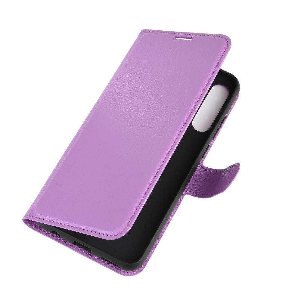 Huawei Y6P Pu Wallet Case [Purple]