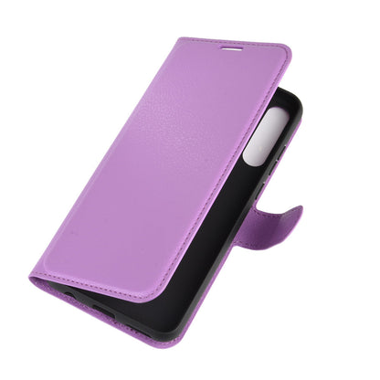 Huawei Y6P Pu Wallet Case [Purple]