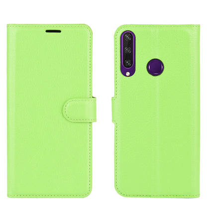 Huawei Y6P Pu Wallet Case [Green]