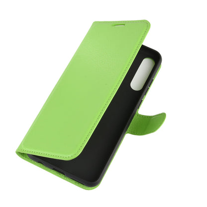 Huawei Y6P Pu Wallet Case [Green]