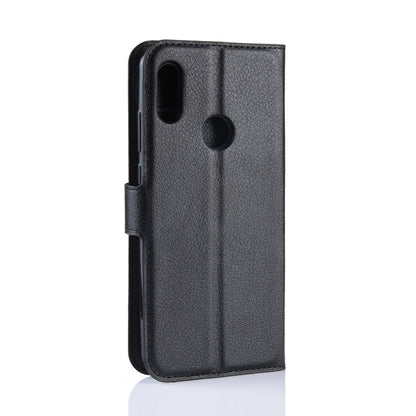 Huawei Y6S Pu Wallet Case [Black]