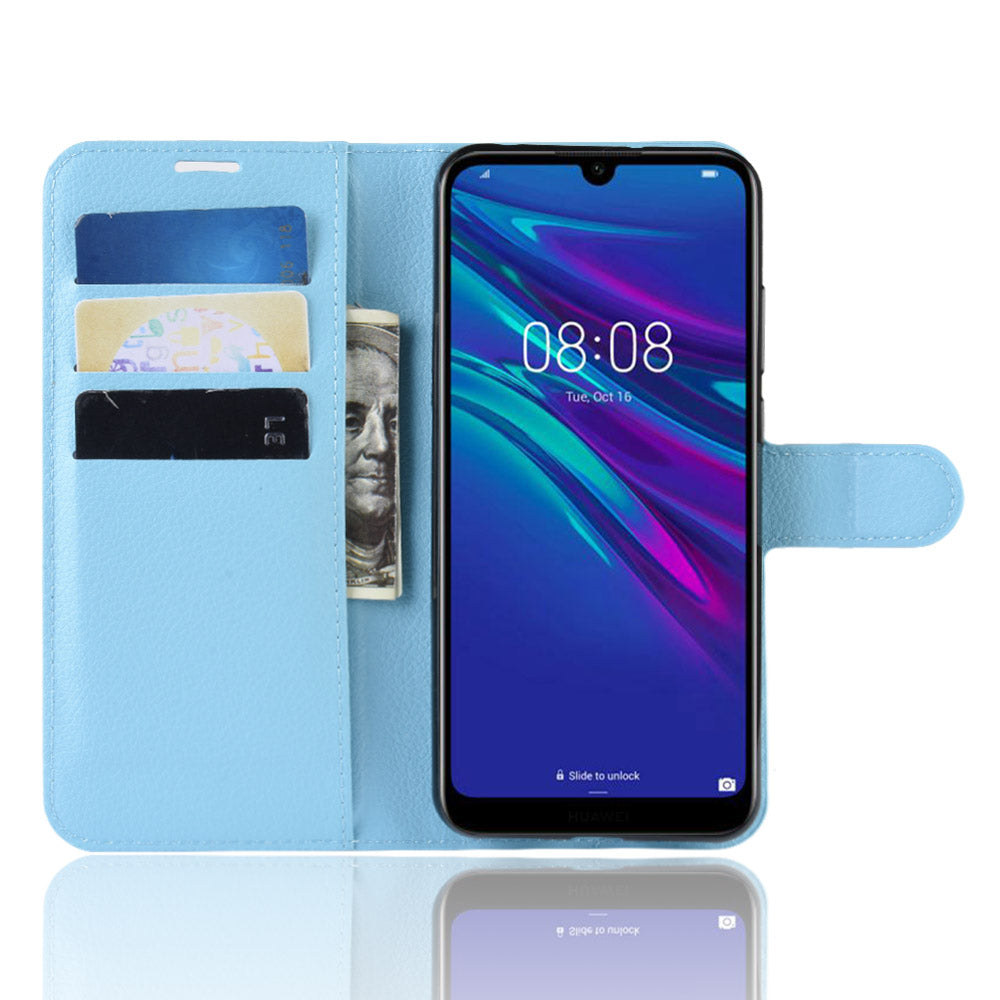 Huawei Y6S Pu Wallet Case [Lightblue]