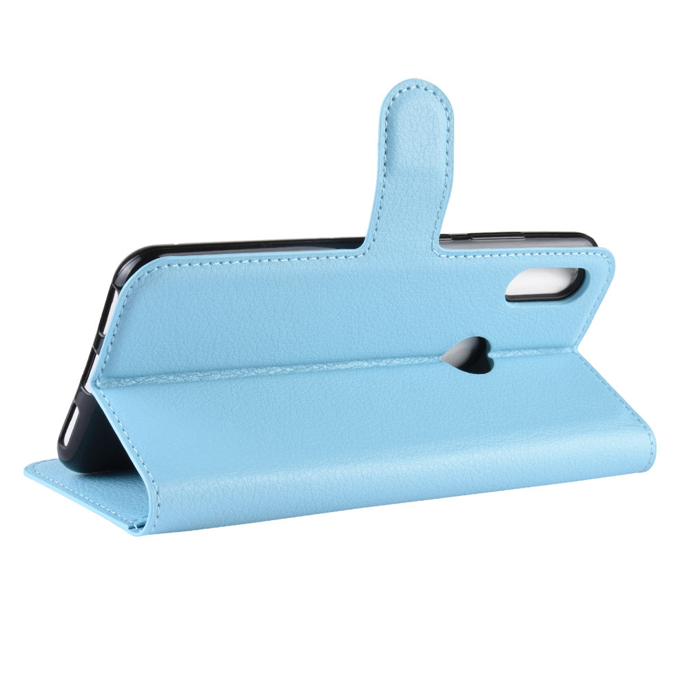 Huawei Y6S Pu Wallet Case [Lightblue]
